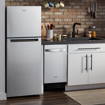 24 Inch Whirlpool Top Freezer Refrigerator WRT112CZJZ  Stainless Steel 111018