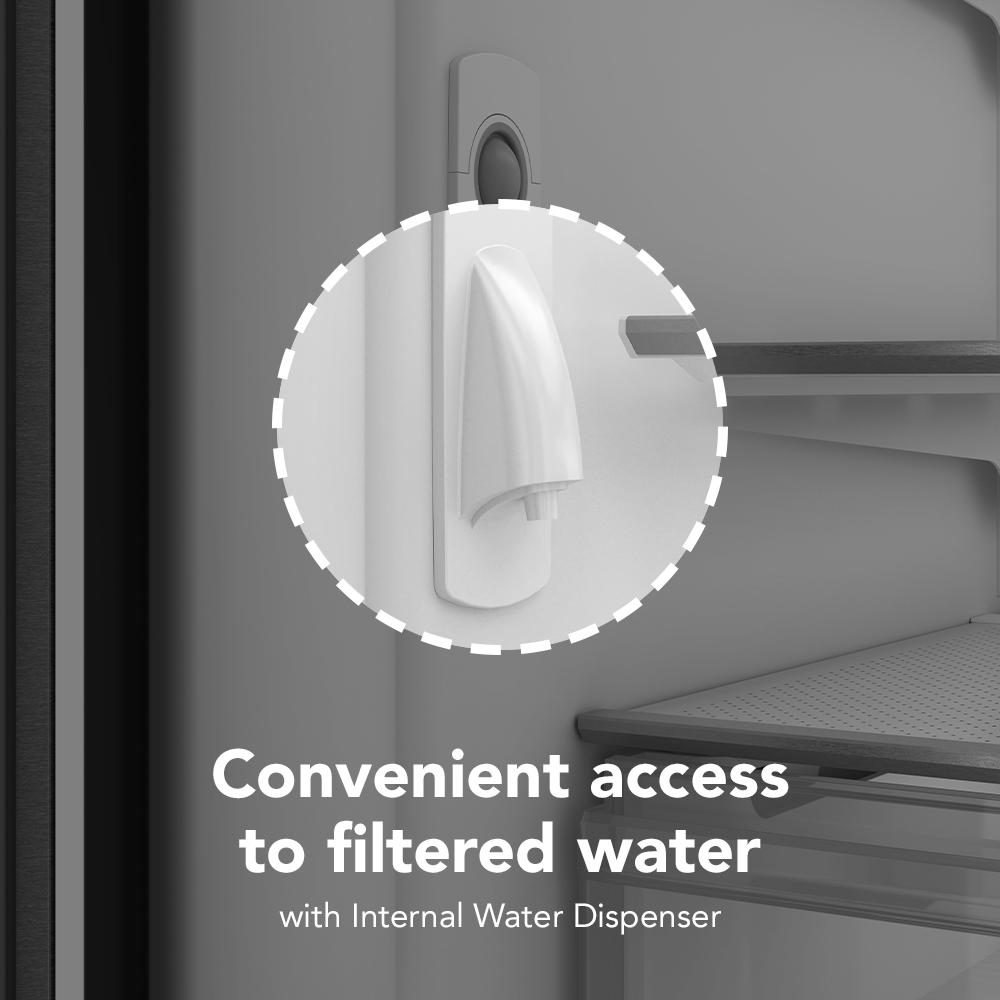 Kitchenaid KRFC136SPS Counter Depth Refrigerator French Door Style , Internal ice and Water Dispenser , 20 Cu Ft , Print Shield Stainless Steel , 36 Inch , 333009
