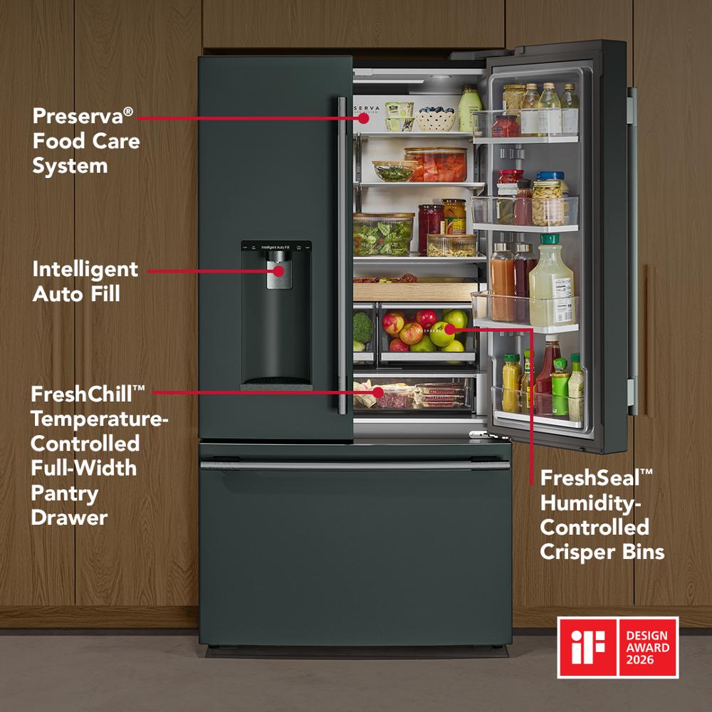 Kitchenaid KRFC636SJP Counter Depth French Door Refrigerator , Exterior Ice and Water Dispenser , 23 Cu Ft , Juniper , 333003