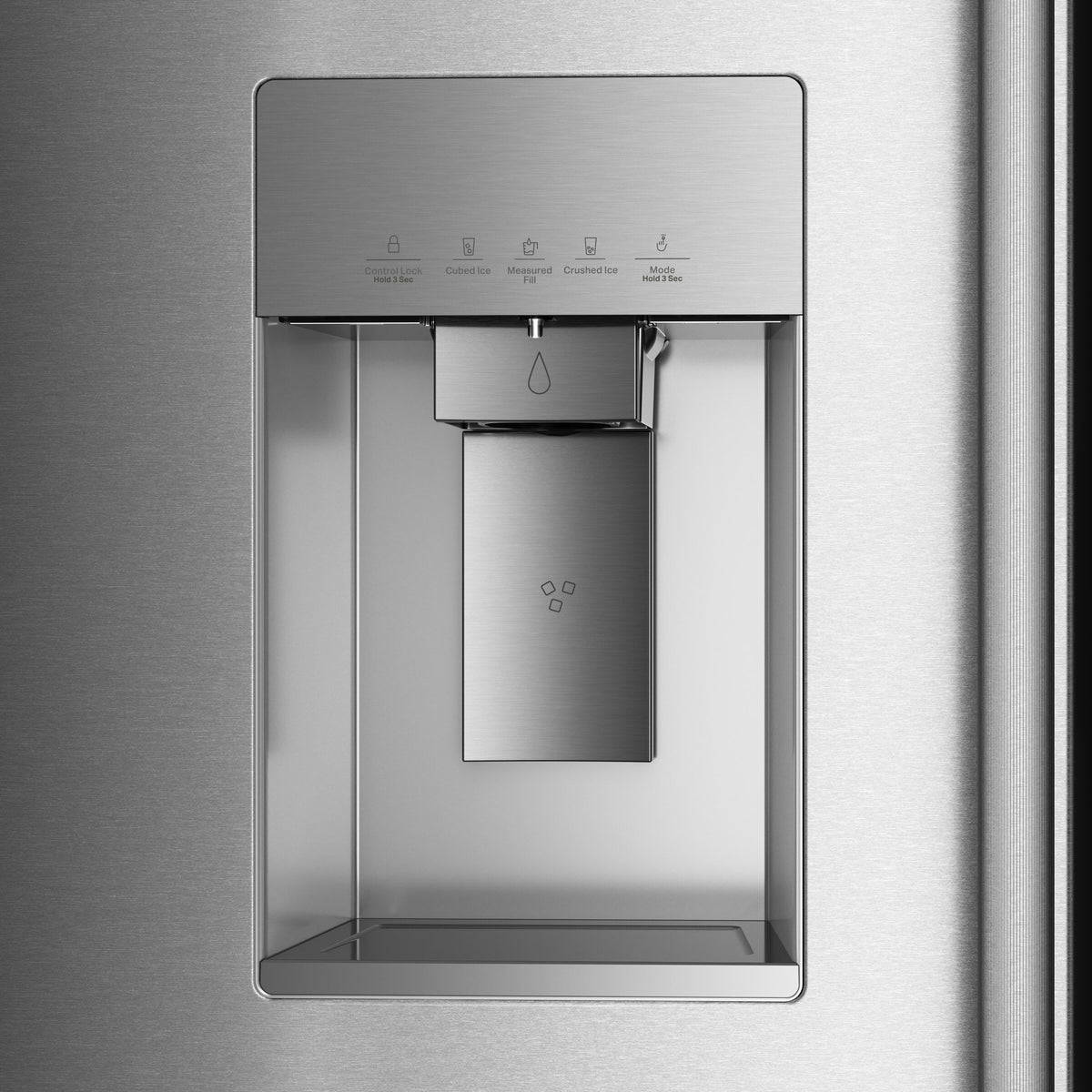 Kitchenaid KRFC736SPS Counter Depth French Door Refrigerator , External Ice and Water Dispenser , Print Shield Stainless Steel  , 333001