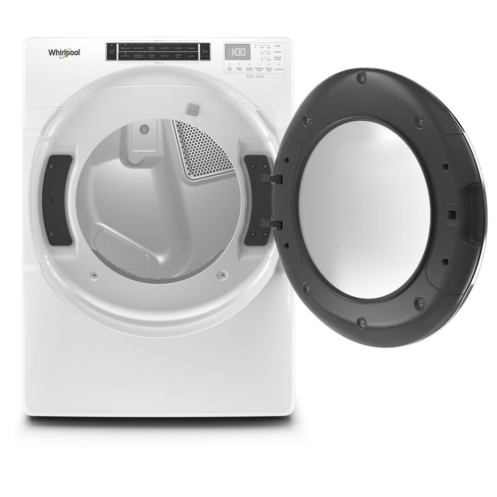 WED8620HW Whirlpool Front Load Electric Dryer with Steam Cycles 7.4 Cu Ft Capacity White 27 Inch 014002