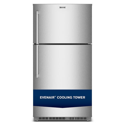 Maytag MRTX7621TZ Refrigerator , Top Freezer , Energy Star 21 Cu Ft 33 Inch , Fingerprint Resistance Stainless Steel,  111015