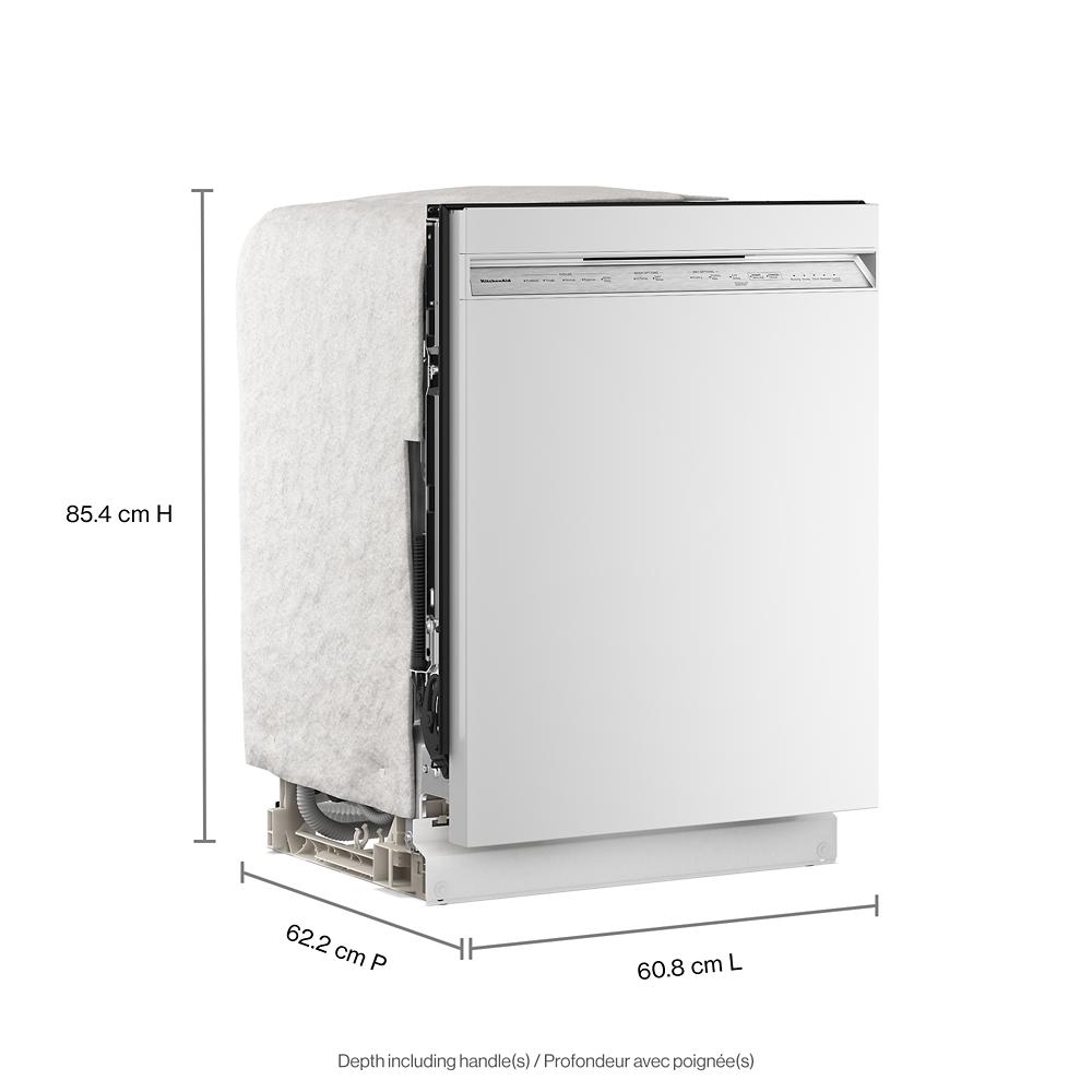 Kitchenaid KDFS224SWH Built In Dishwasher , 42 dBA , 3rd Rack , White , 24 Inch , 222021