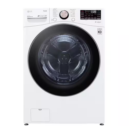 LG Large Capacity 7.4 Cu. Ft. New Gas Dryer In White With Sensor Dry And Steam Technology, Energy Star.