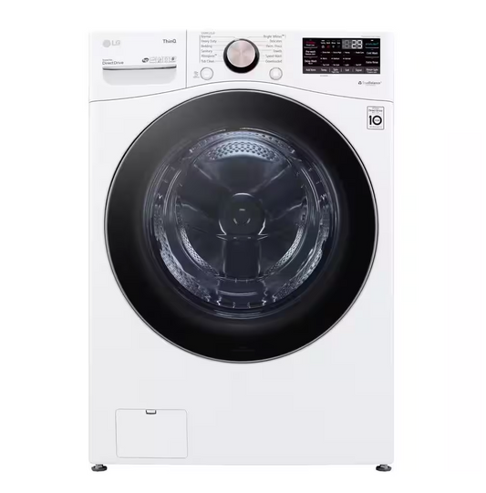 Lg 4.5Cu.Ft Front Load Washer In White, WM4000HWA, 999682
