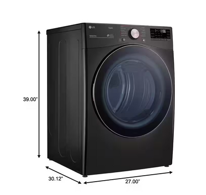 LG 7.4 Cu.Ft Electric Dryer in black Stainless Steel, DLEX4000B, 999690