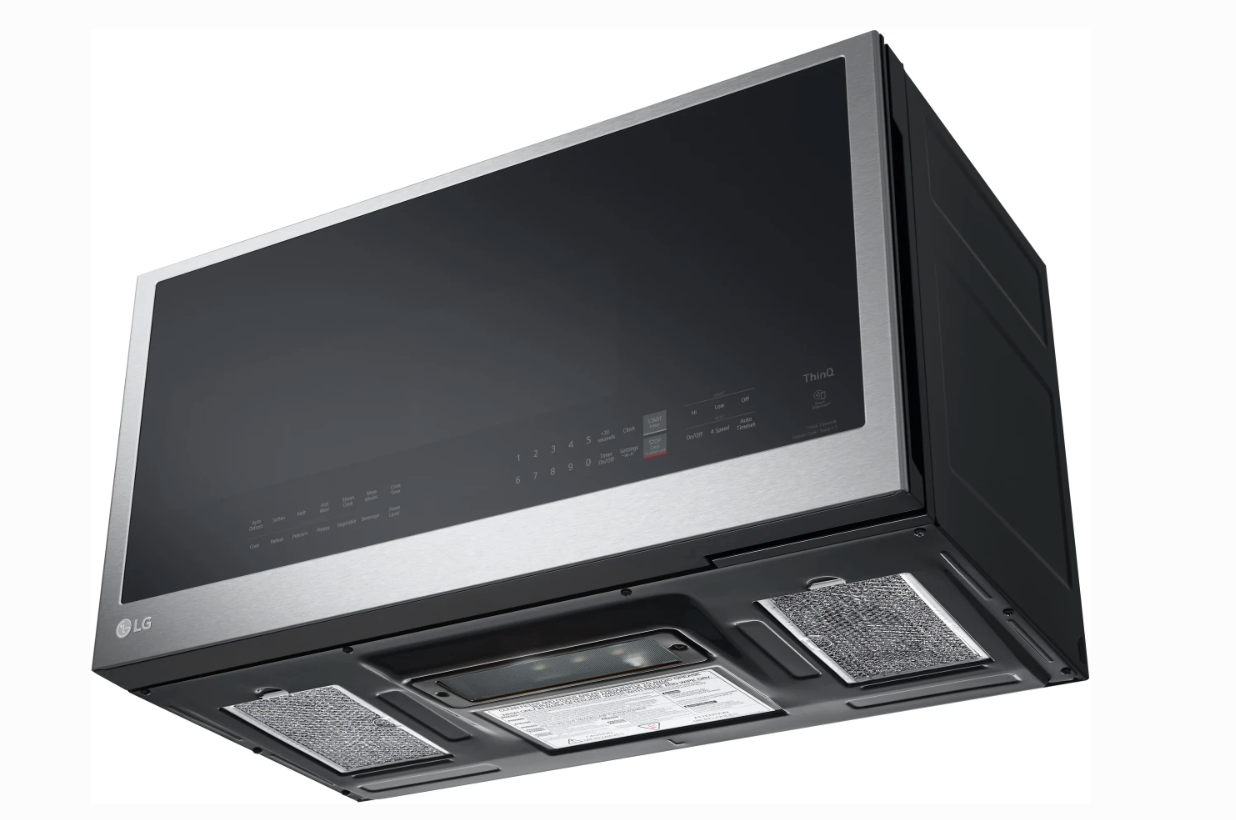 LG MVEL2033F Over the Range Smart Microwave Oven 2.0 cu. ft., 400 CFM,Wi-Fi, Stainless Steel, 30 Inch 373787