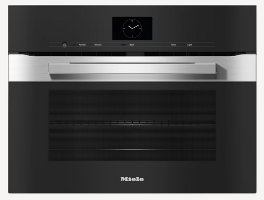 Miele H7640BM 23.5 Inch Built In Microwave Speed Oven  , Convection Bake , Convection Broil , Auto Roast , Defrost , 373806
