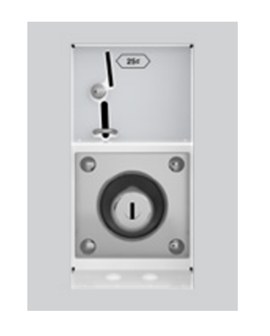 Speed Queen DV6000WE , SDENCRGS176TW01 Commercial Coin Operated Dryer Electric 240V Front Load , White ,Coin Drop 000101