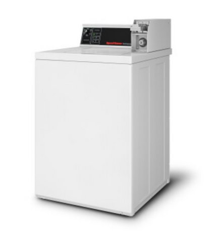Speed Queen TV4000WN , SWNSX2SP115TW02 Washer Commercial Coin Operated Top Load , Coin Slot , White , 26 Inch 000103