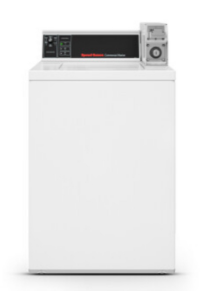 Speed Queen TV4000WN , SWNSX2SP115TW02 Washer Commercial Coin Operated Top Load , Coin Slot , White , 26 Inch 000103