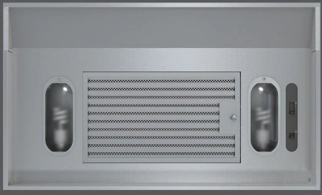 Zephyr 36 Inch AK9034AS Under cabinet Insert Hood Stainless Steel,290 CFM internal Blower, 3 Fan Speeds, Fluorescent Lightning,Maximum 3.5 Sones, Energy Star 369065