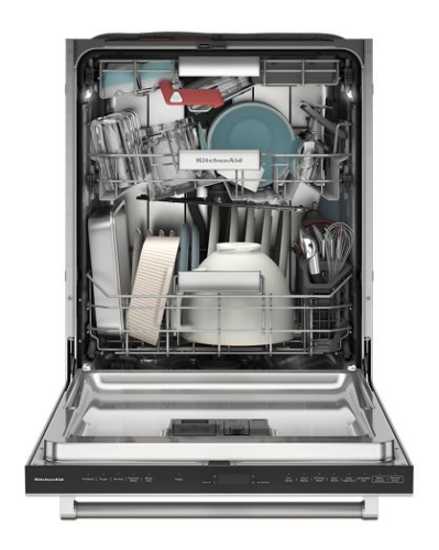 Kitchenaid KDTF924PPS Built In Dishwasher , Stainless Steel , 3rd Rack , 24 Inch , 39 dBA,  222001
