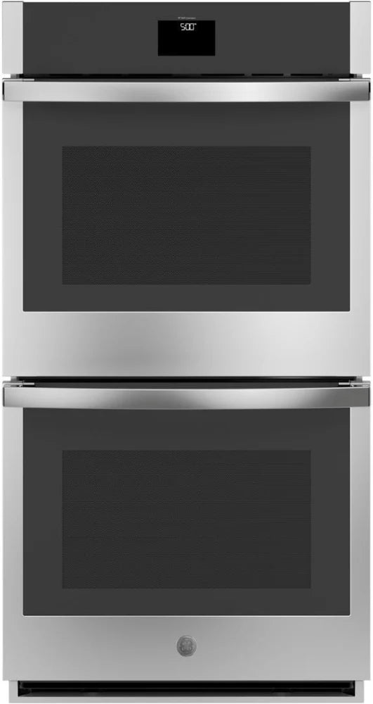 GE JKD5000SNSS 27 Inch Built In Convection Double Wall Oven 8.6 cu. ft. , WiFi, Self-Clean with Steam Clean Option, True European Convection, Stainless Steel , New Open Box, 369430