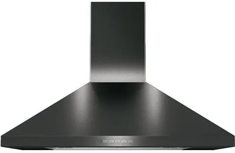 GE 30 Inch Wall Mount Chimney Hood JVW5301BJTS Convertible Hood ,Recirculation Option, 350 CFM Blower,Dishwasher Safe Filters,Auto-Off, Optional Remote Control, Halogen Lighting Night, Black Stainless Steel,369153