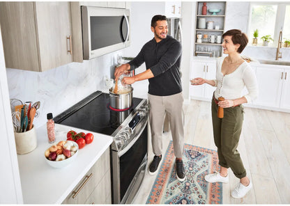 LG 30 Inch Smart Instaview Electric Slide-In Range LSEL6337F,5 Radiant Elements,6.3 Cu. Ft. Oven Capacity,Storage Drawer,Air Fry,Air Sous Vide,ProBake Convection,EasyClean+Self Clean,Wi-Fi,Sabbath Mode,PrintProof,Stainless Steel,NEW,stove,369124