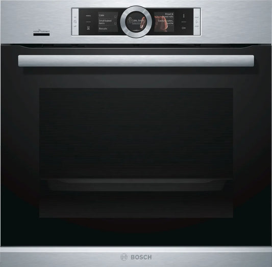 Bosch 500 Series  HBE5452UC 24 Inch Smart Single Electric Wall Oven Home Connect, European Convection, ecoClean, 11 Cooking Modes, Fast Pre Heat, Kitchen Timer, 2.5 cu. ft. , New Open Box, 101255