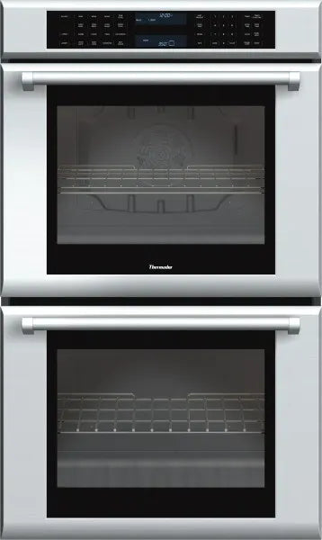 Thermador Masterpiece Series ME302JP 30 Inch Double Electric Wall Oven, True Convection Upper Oven, Temperature Probe, Telescopic Rack, Self-Clean, Star-K Certified: Professional Handles , 369439