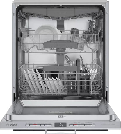 Bosch 800 Series  SGV78C53UC 24 Inch Fully Integrated Built In Panel Ready Smart Dishwasher 15 Place Setting 6 Wash Cycles, 3rd Rack, 42 dBA, Precision Wash ADA, 101258