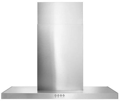 Whirlpool WVW57UC0FS 30 Inch Wall Mount Chimney Range Hood with 400 CFM, LED Task Lighting, Dishwasher Safe Filters, In-Line Smart Blower, 3 Speeds and Convertible Ventilation, 369262