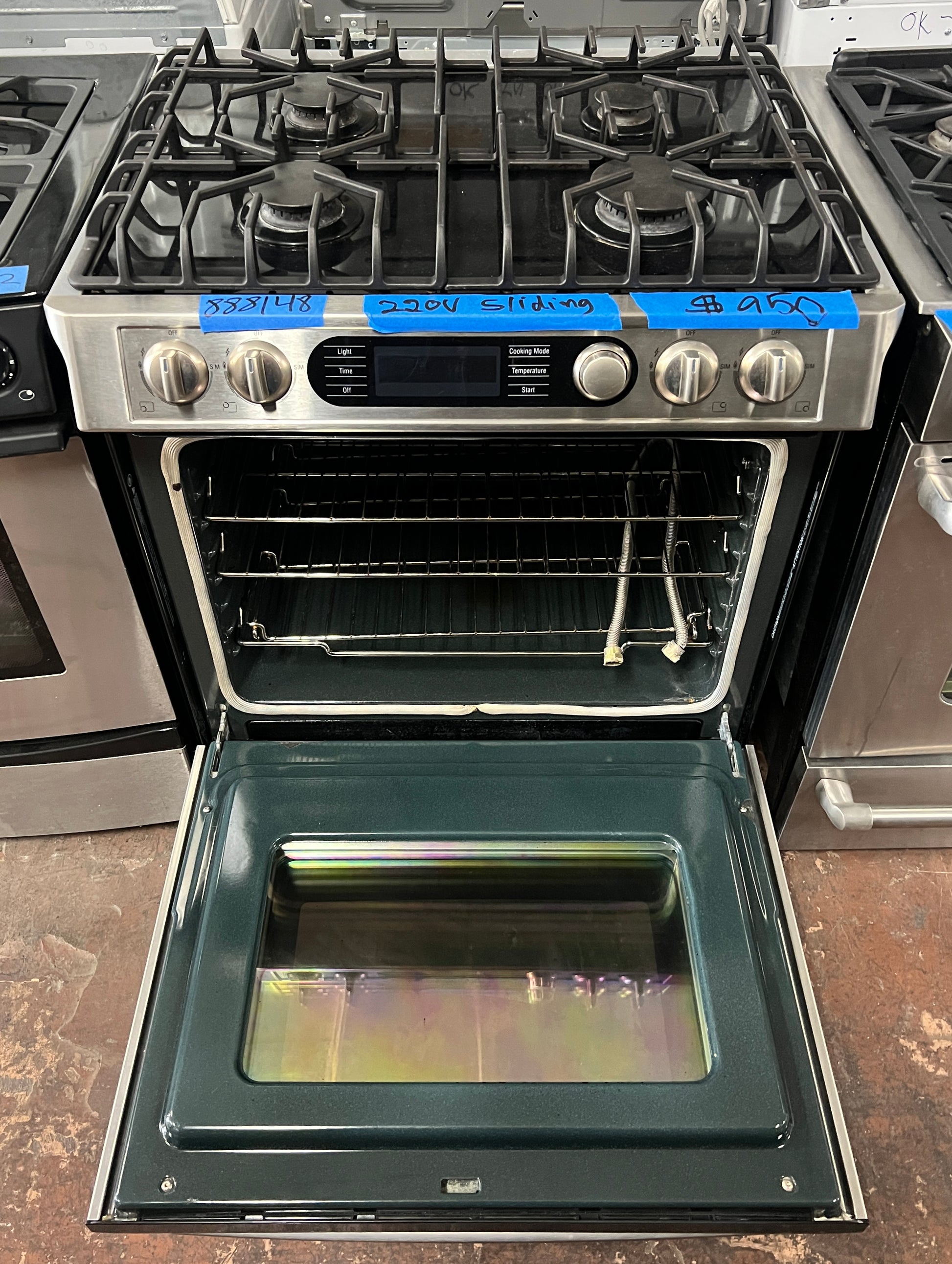 GE 27 inch Drop-In Slide-In Electric Range, Stove,Coils,Black 888613 – SAN  JOSE APPLIANCE STORE