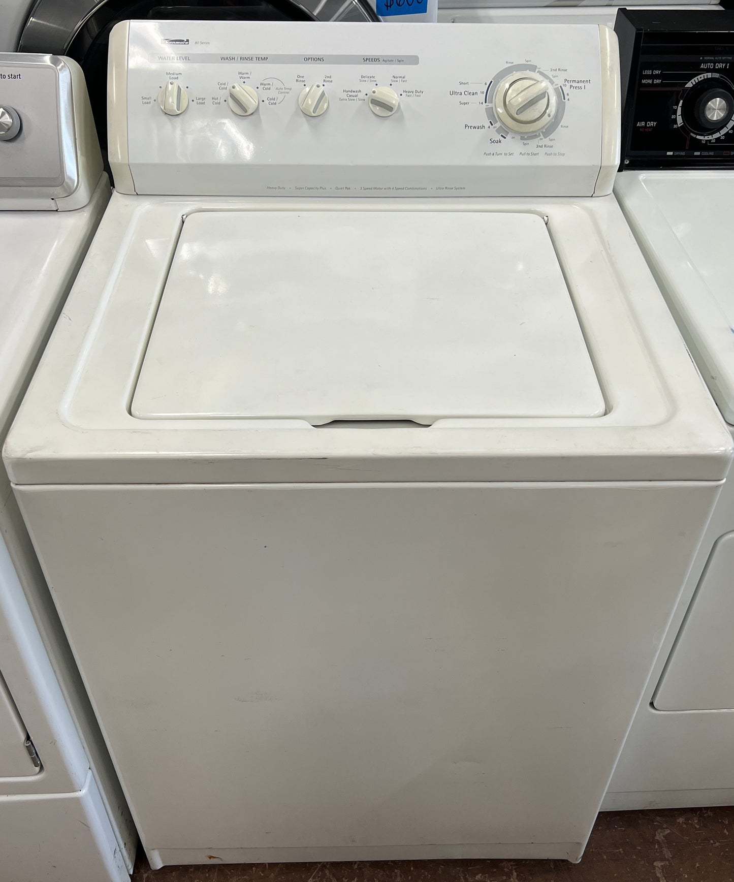 Transitional Design Online Auctions - Kenmore Washer 80 Series Model #110  72802101