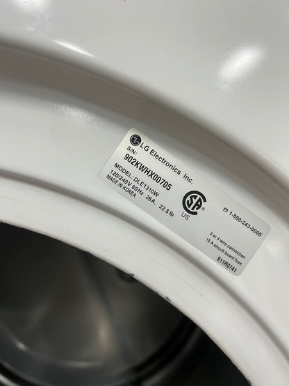 LG Front Load Washer and Stackable Electric Dryer White 888145 wm2010cw