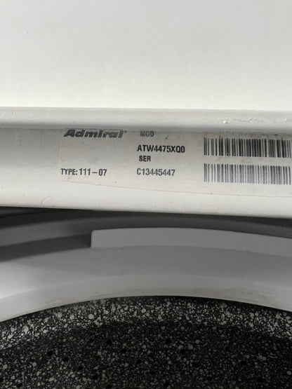 Admiral Top Load Washer Used Working Condition in White 888106
