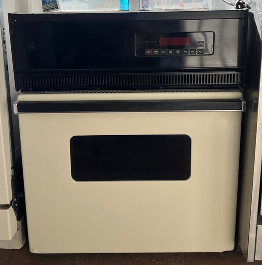 24" Kenmore Single Wall Oven Used in Off White and Black 888182