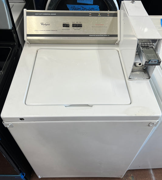 Whirlpool Heavy Duty Commercial Top Load Washer Coin Operated 888135