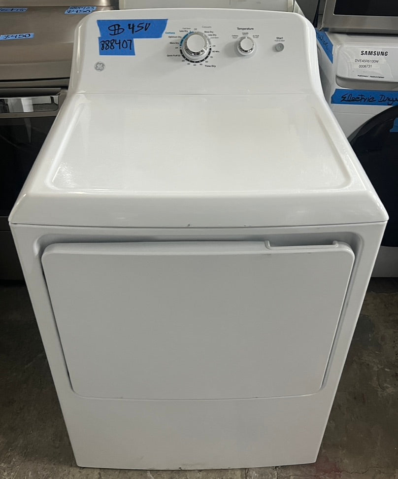 GE Front Load Electric Dryer In White 888407
