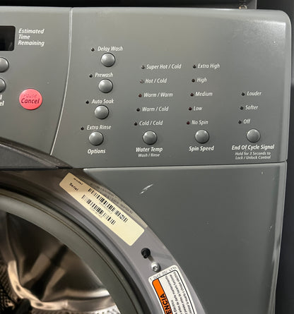 Whirlpool Washer and Electric Dryer Grey Color Set 888199