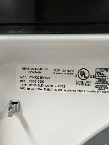 GE Front Load Spacemaker Electric 110V Dryer in White 888580