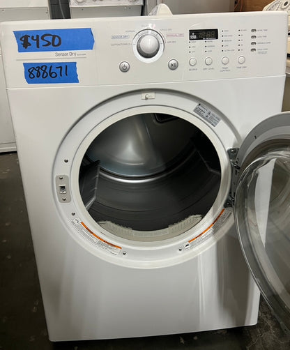 LG Front Load Gas Dryer in White,911KWYP00106,Used, 888671