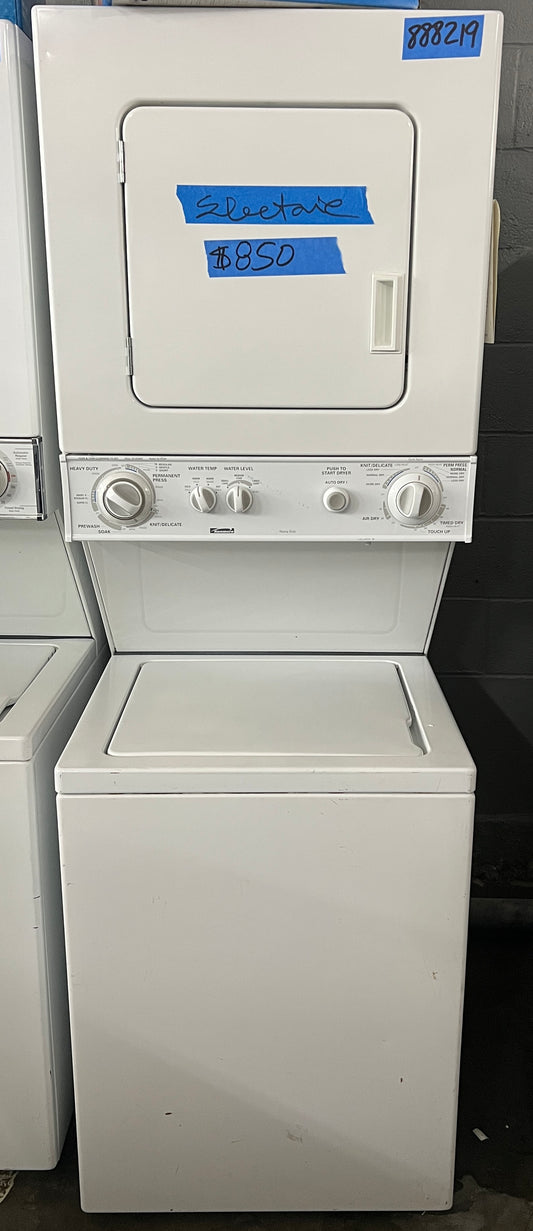 24" Kenmore Electric Stackable in White Laundry Center 888219